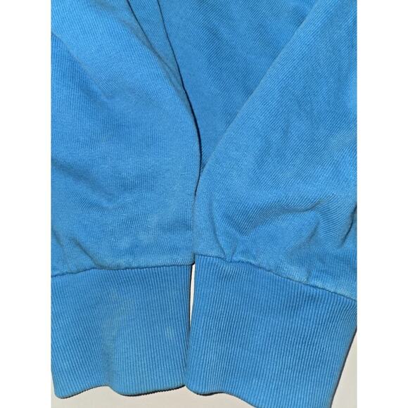 Jungmaven Womens Cropped XS Hemp Organic Cotton Maui Pullover Hoodie Blue - Picture 8 of 13